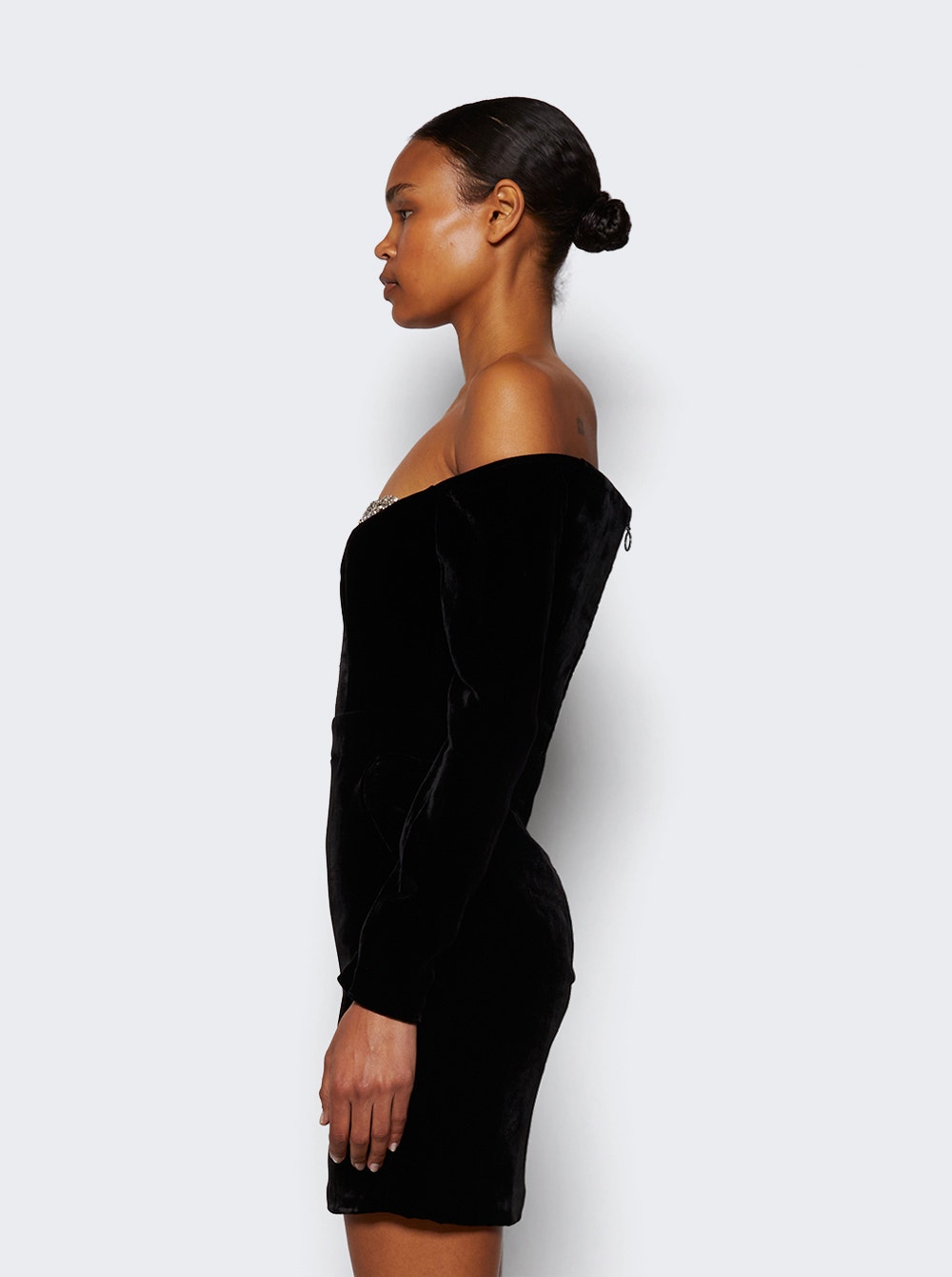 Farah Mini Dress Imperial Noir