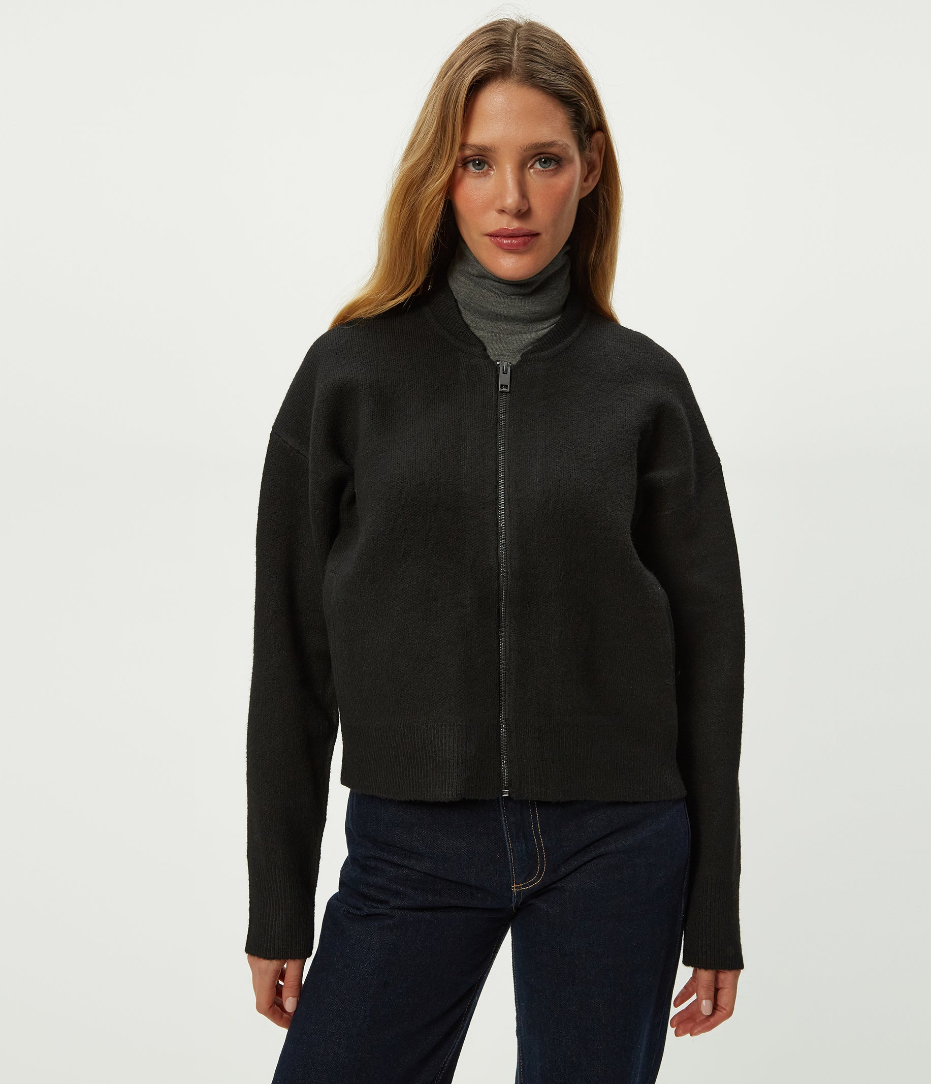 Lidia Cropped Bomber Jacket