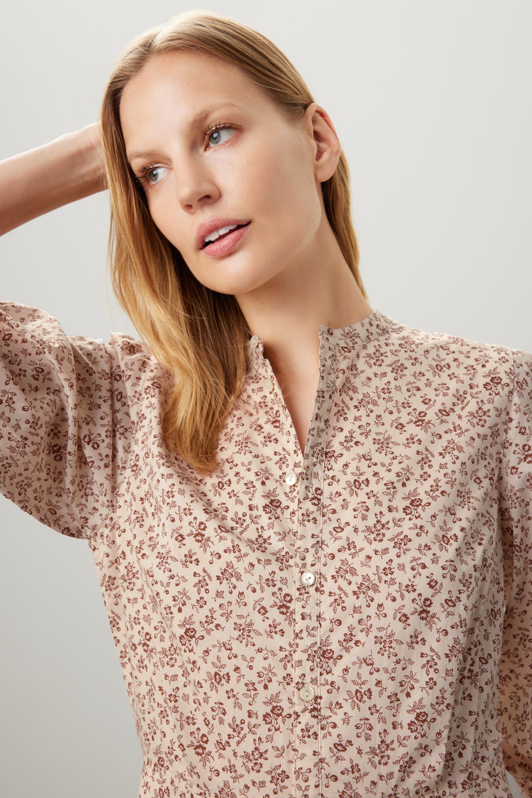 Polo Ralph Lauren Tiered Floral Dress Pink-multicolored-print