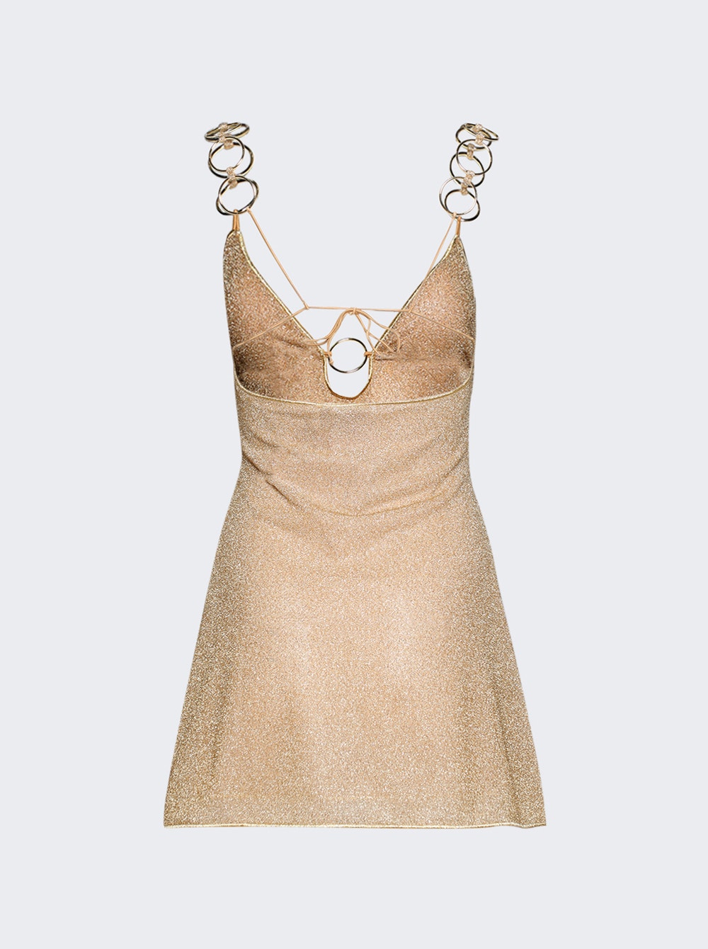 Lumiere Ring Mini Dress Gold
