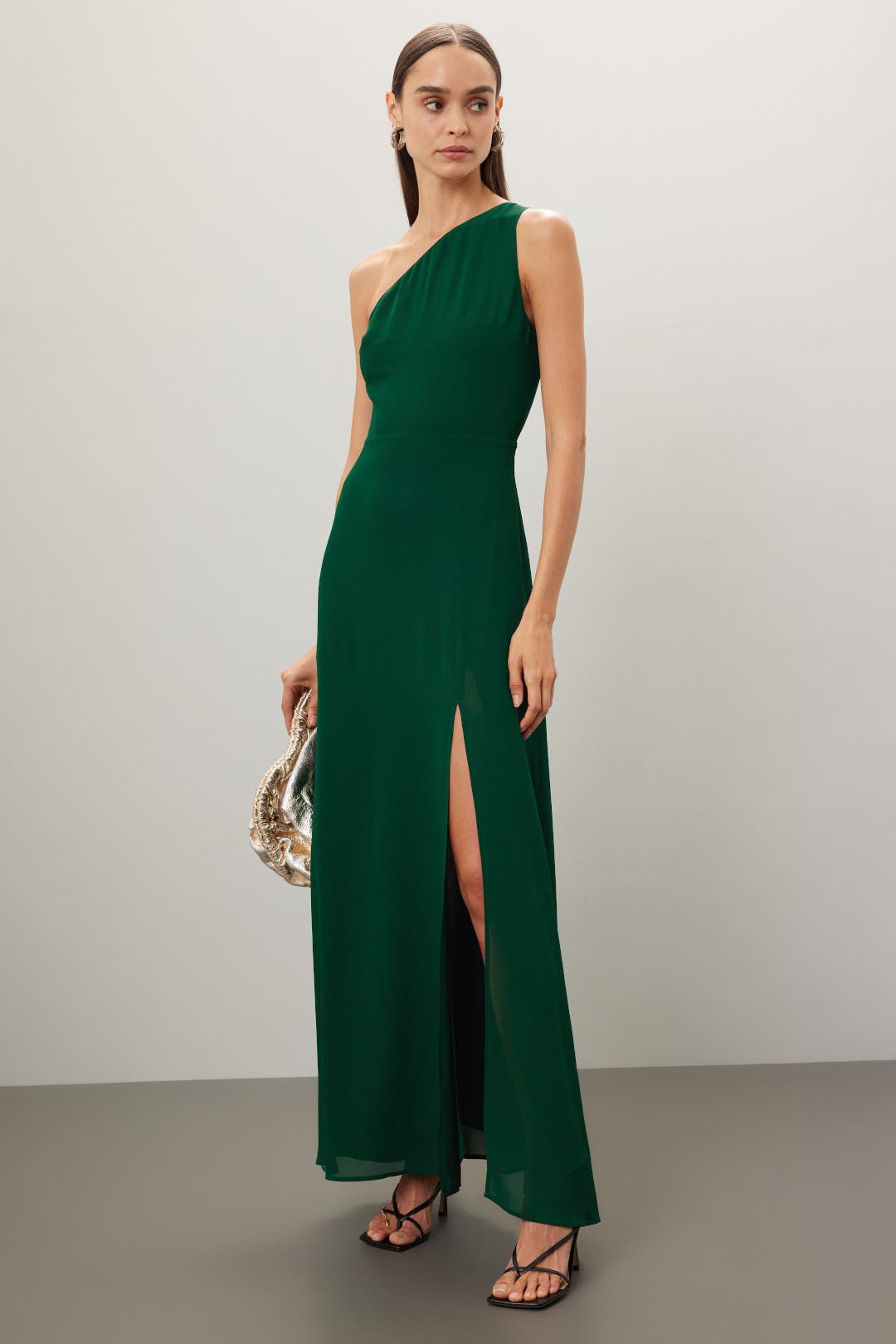 Reformation Evelyn Dress Green