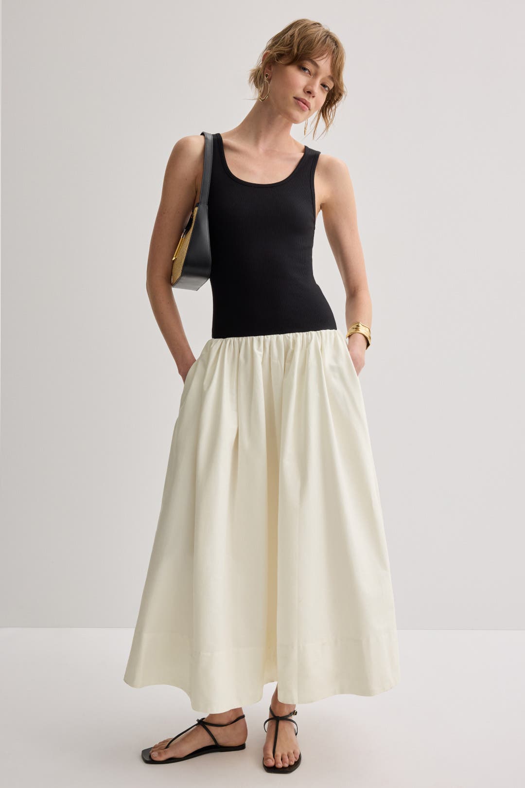 Reformation Verdona Dress White-black-print