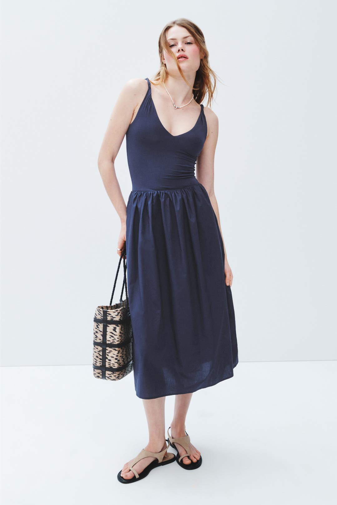 Rails Franca Midi Dress Blue