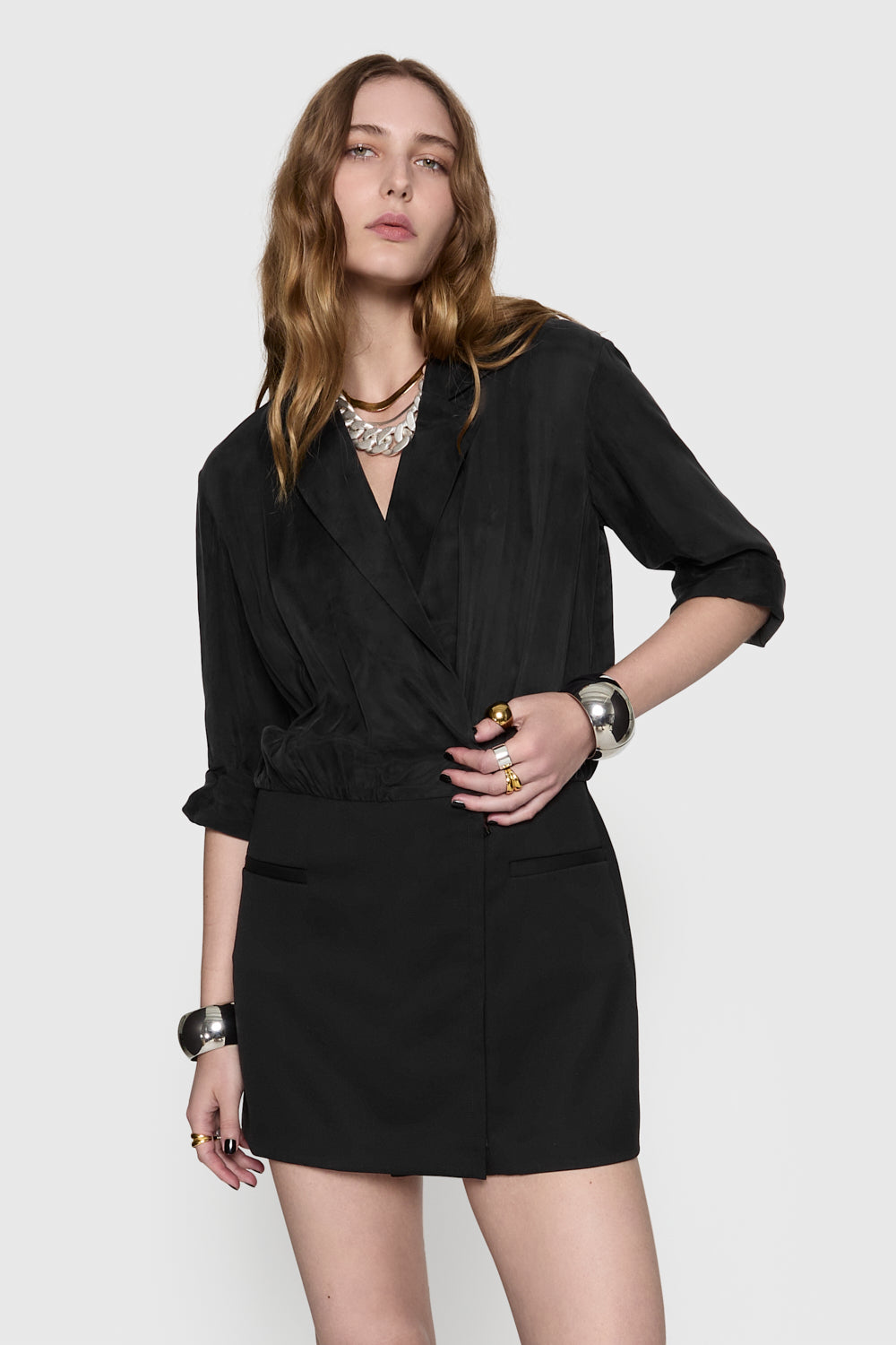 Rebecca Minkoff Mckenna Draped Mini Dress