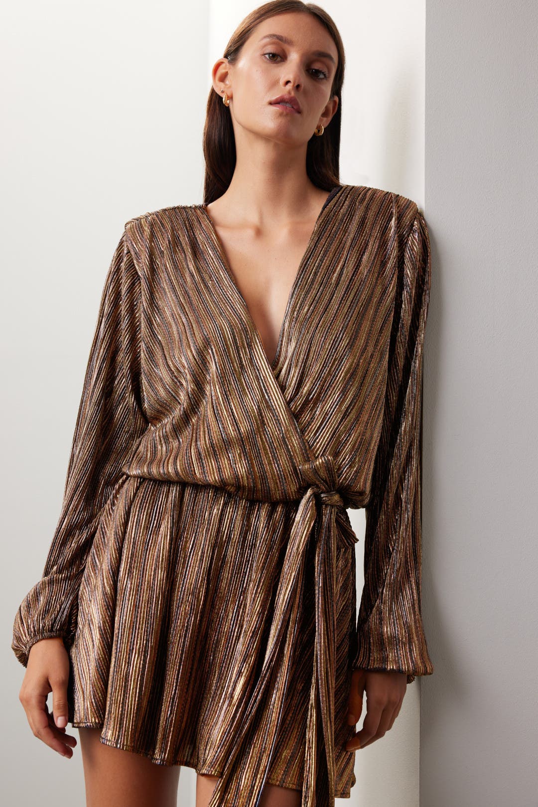 Ramy Brook Vincy Dress Gold
