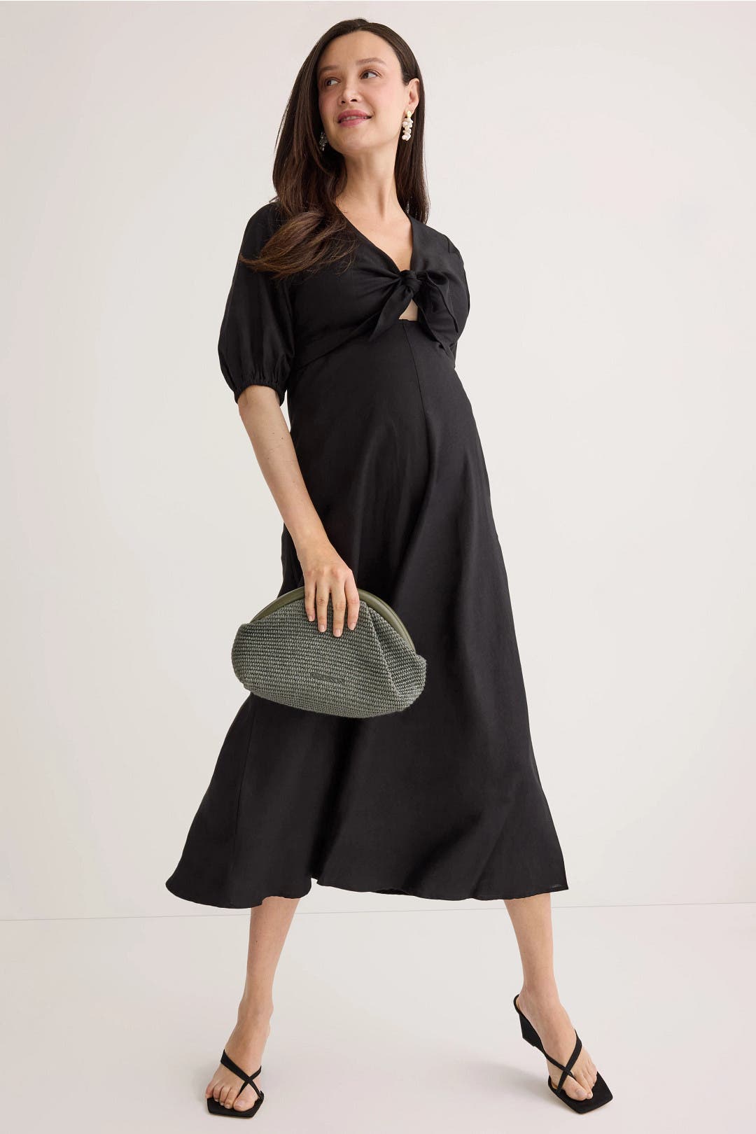 ripe Camille Dress Black