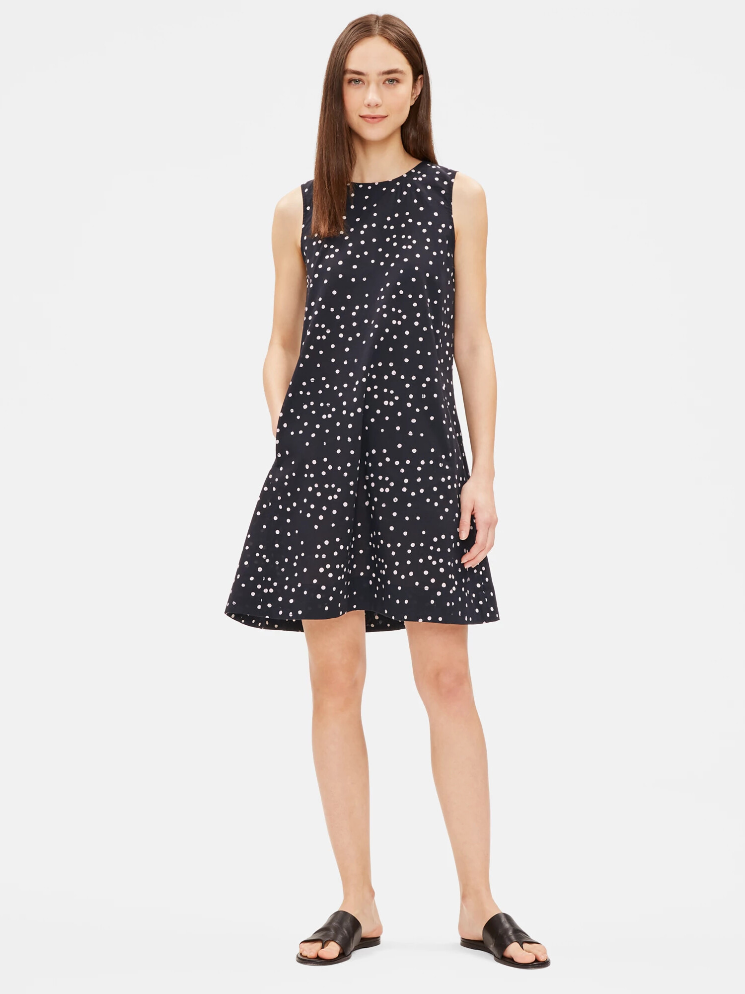 Hand-Printed Organic Cotton Dress