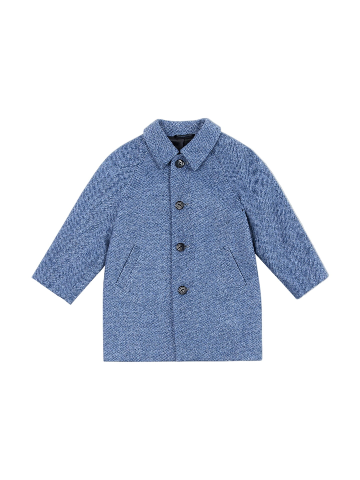 Kids Cashmere Sewn Coat - Deep Slate KC-