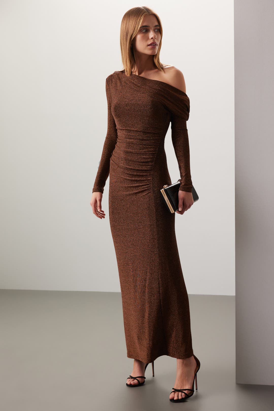 Significant Other Liliana Maxi Dress Brown