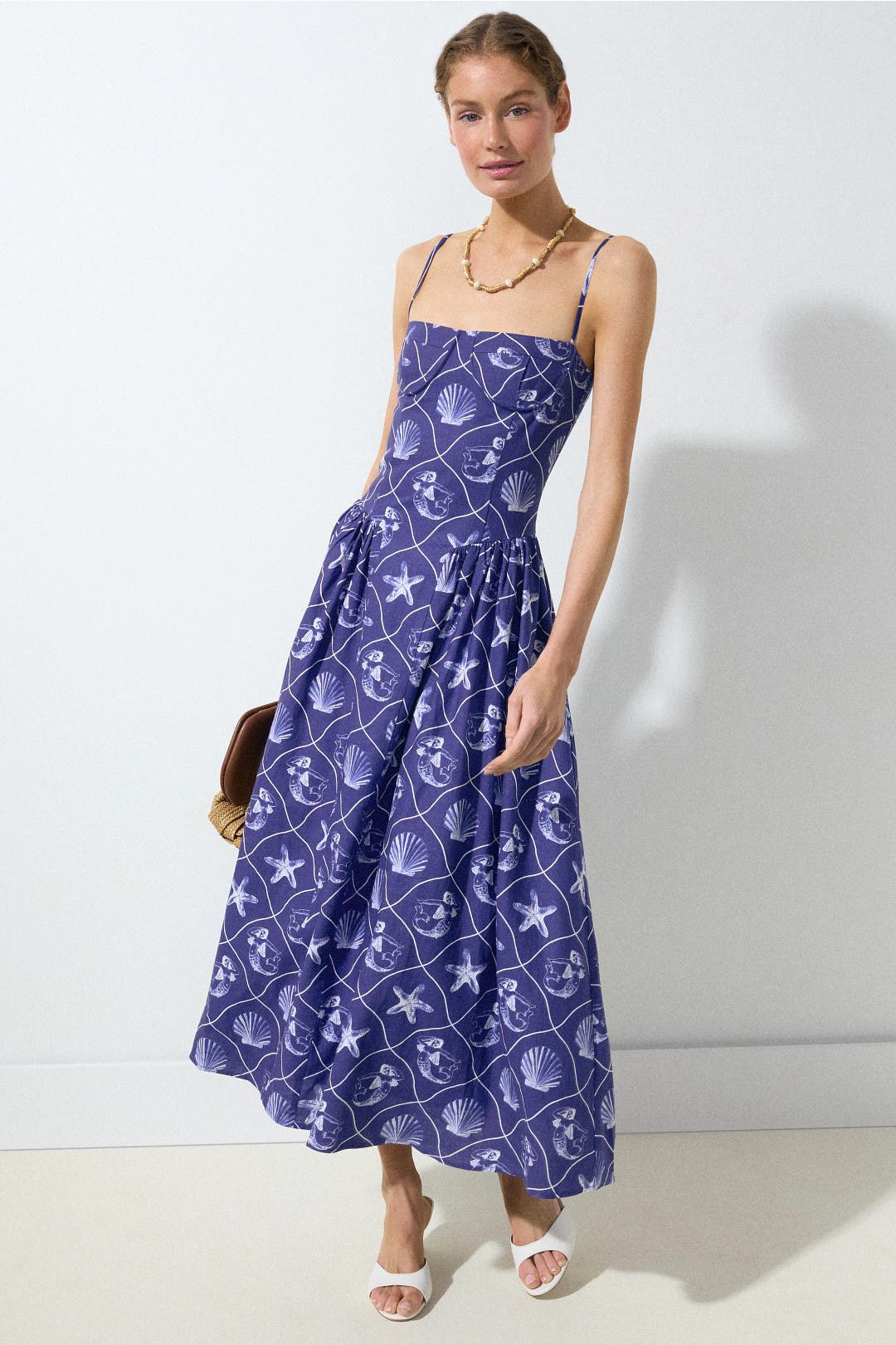 Sister New York Navy Lou Lou Dress Blue-white-print