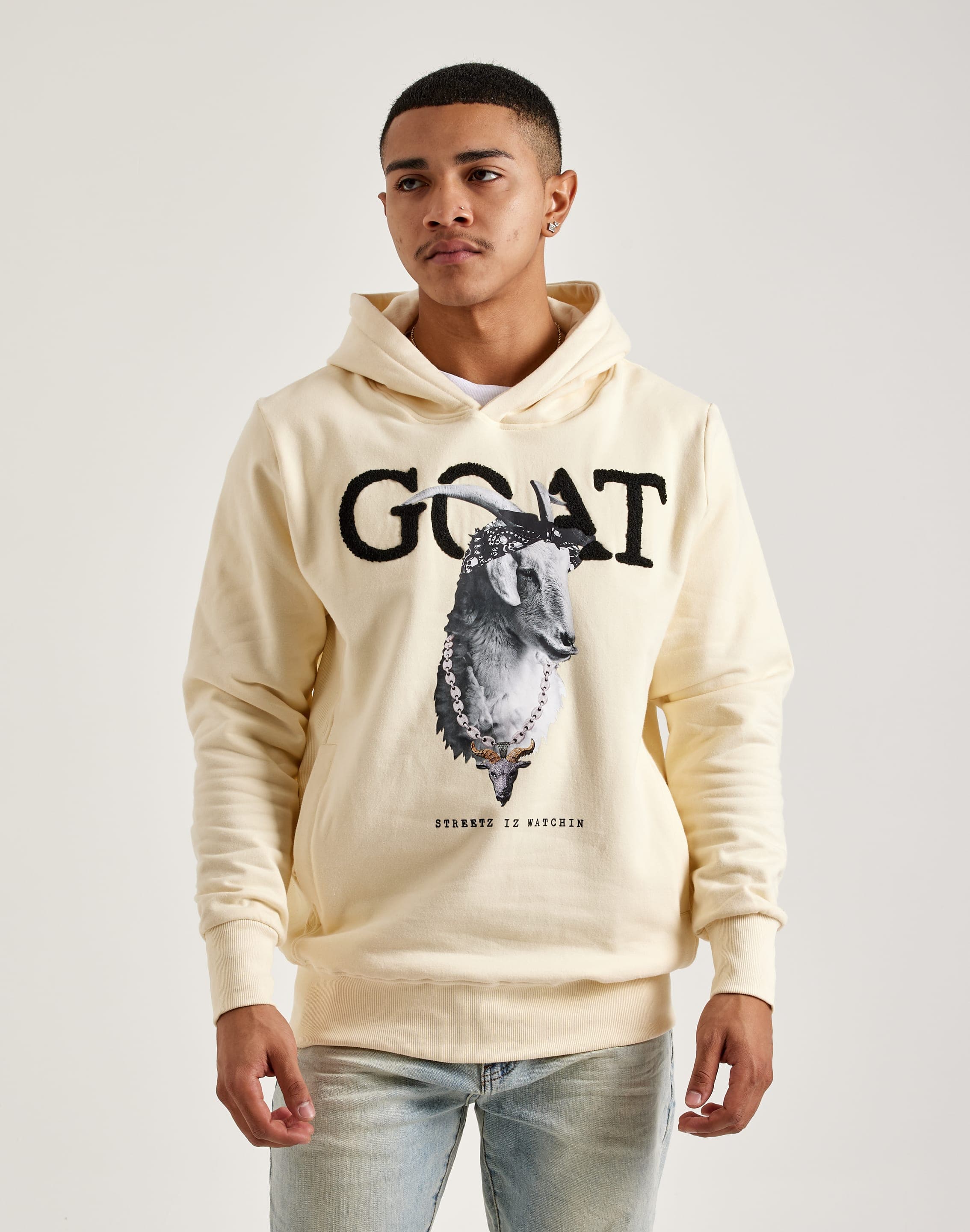 Streetz Iz Watchin Goat Pullover Hoodie