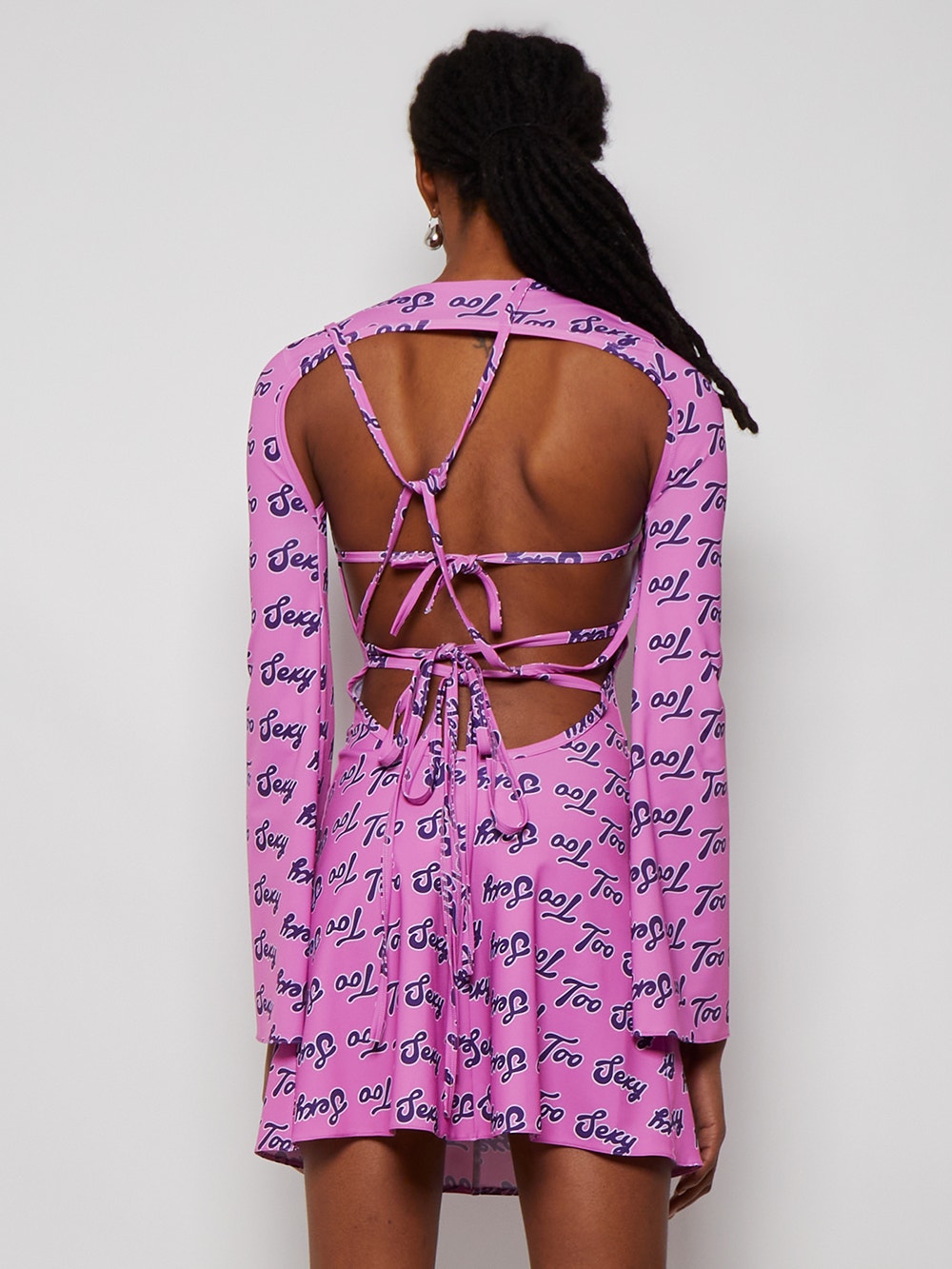 Too Sexy Open Back Mini Dress