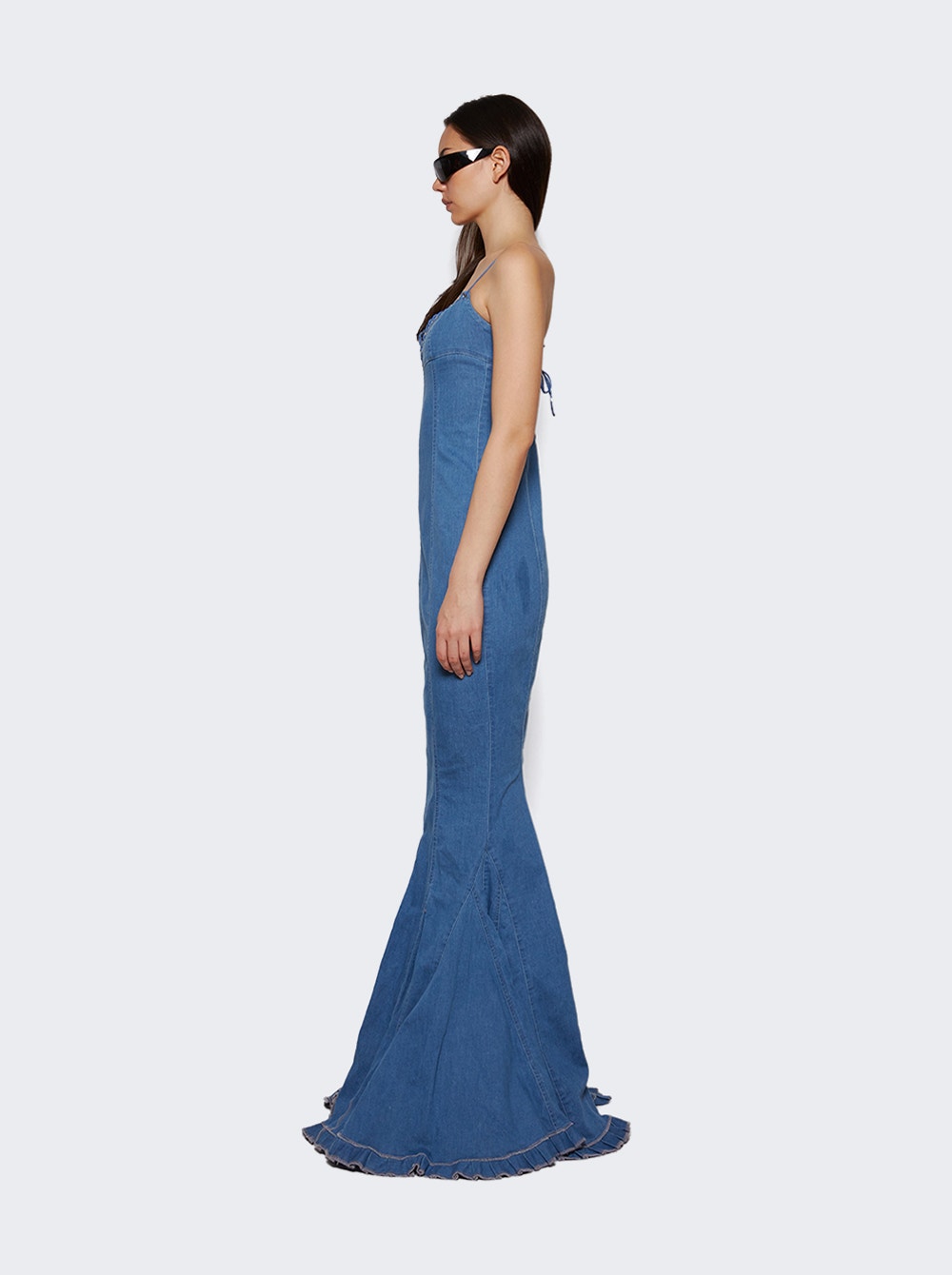 Mermaid Long Dress Light Blue