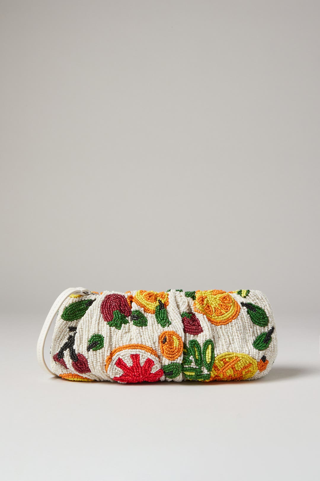 Staud Accessories Beaded Bean Bag Multicolored-white