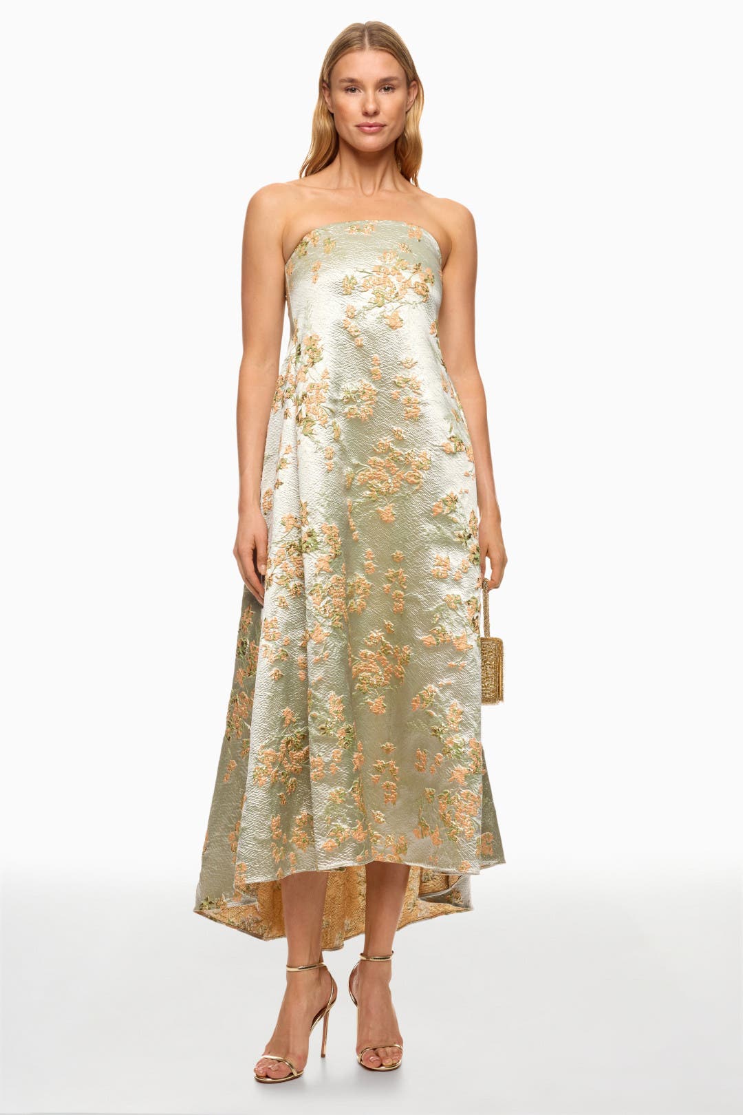 Staud Kennedy Dress Blue-pink-print