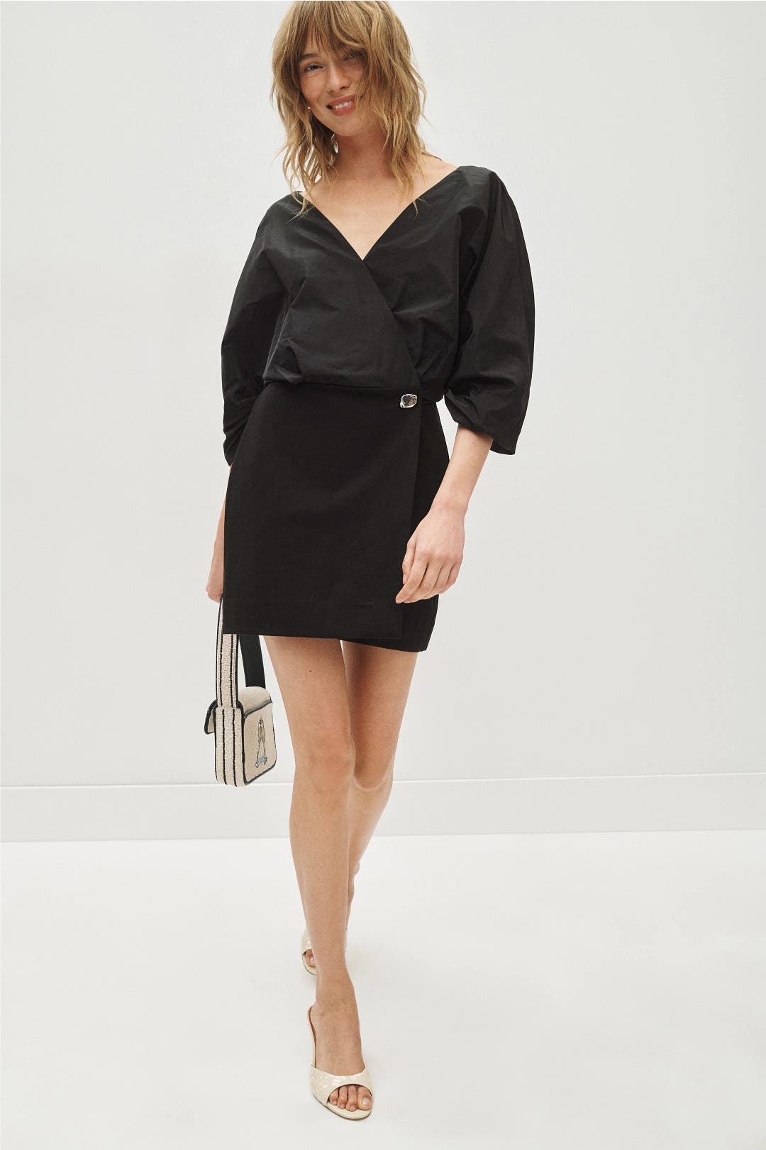 Staud Orion Mini Dress Black