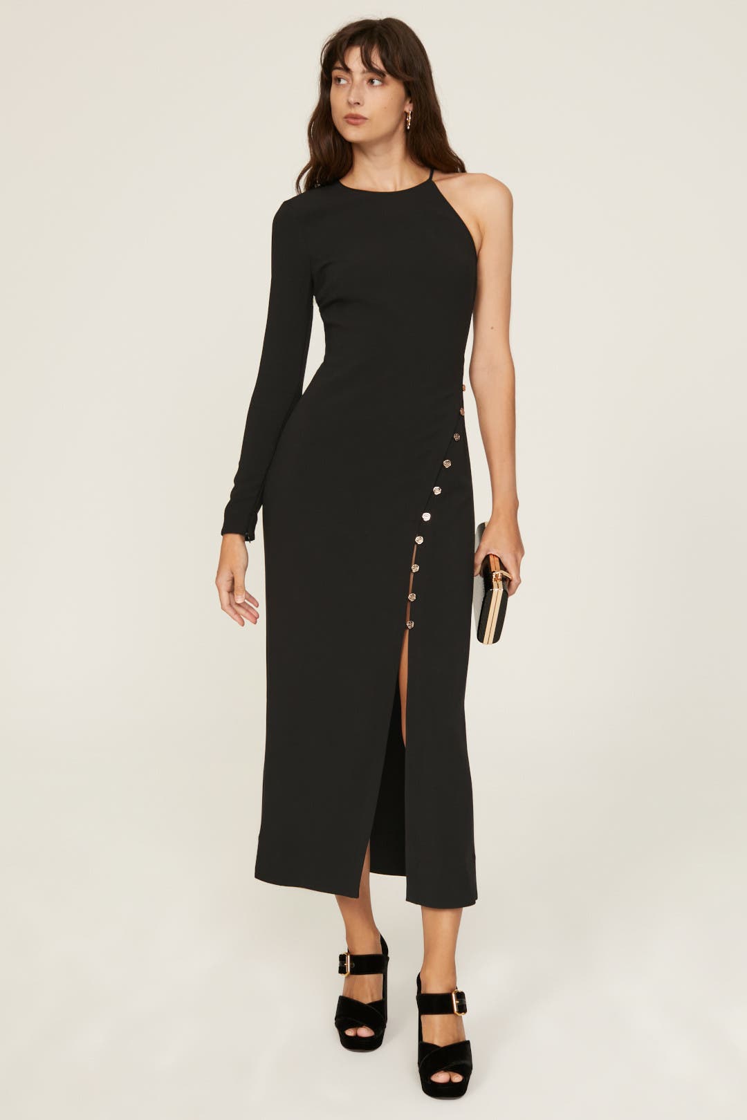 Staud Zhuri Dress Black