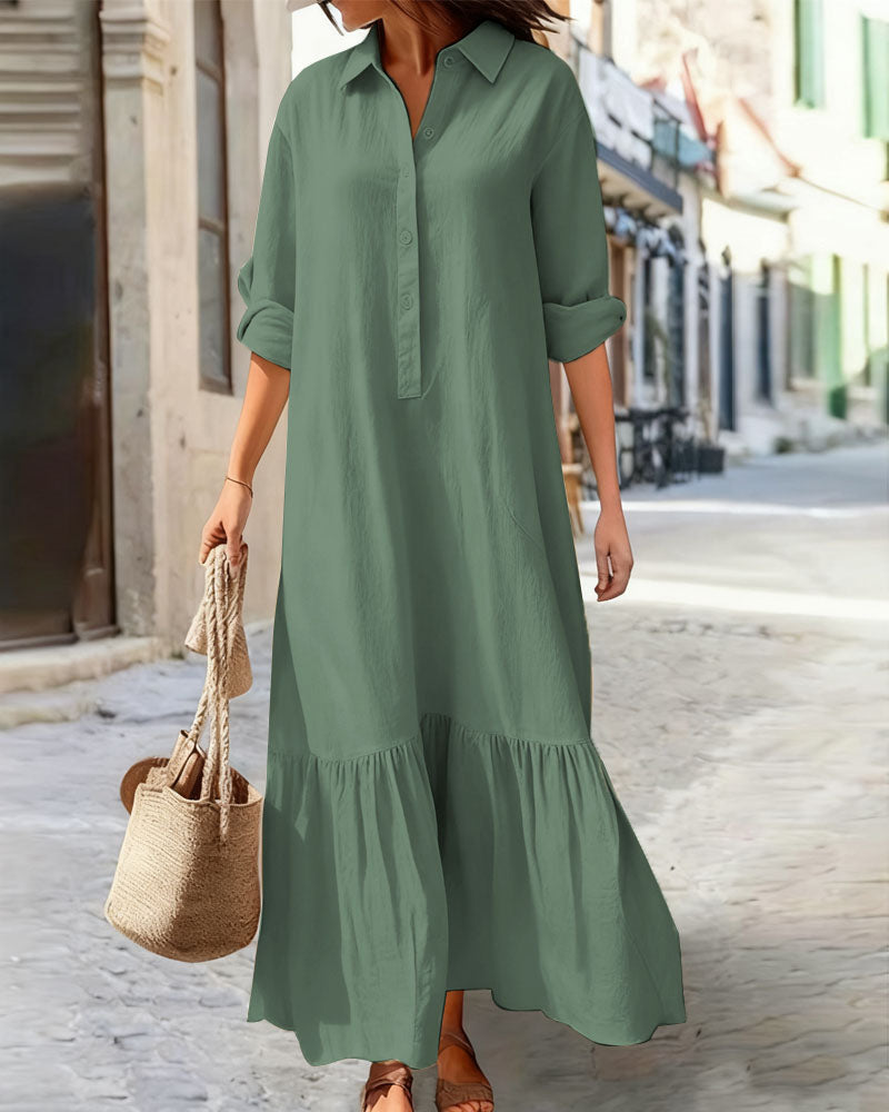 Wardrobe Essential Maxi Shirt Dress