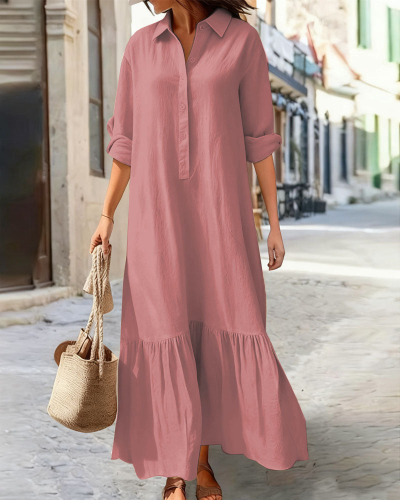 Wardrobe Essential Maxi Shirt Dress