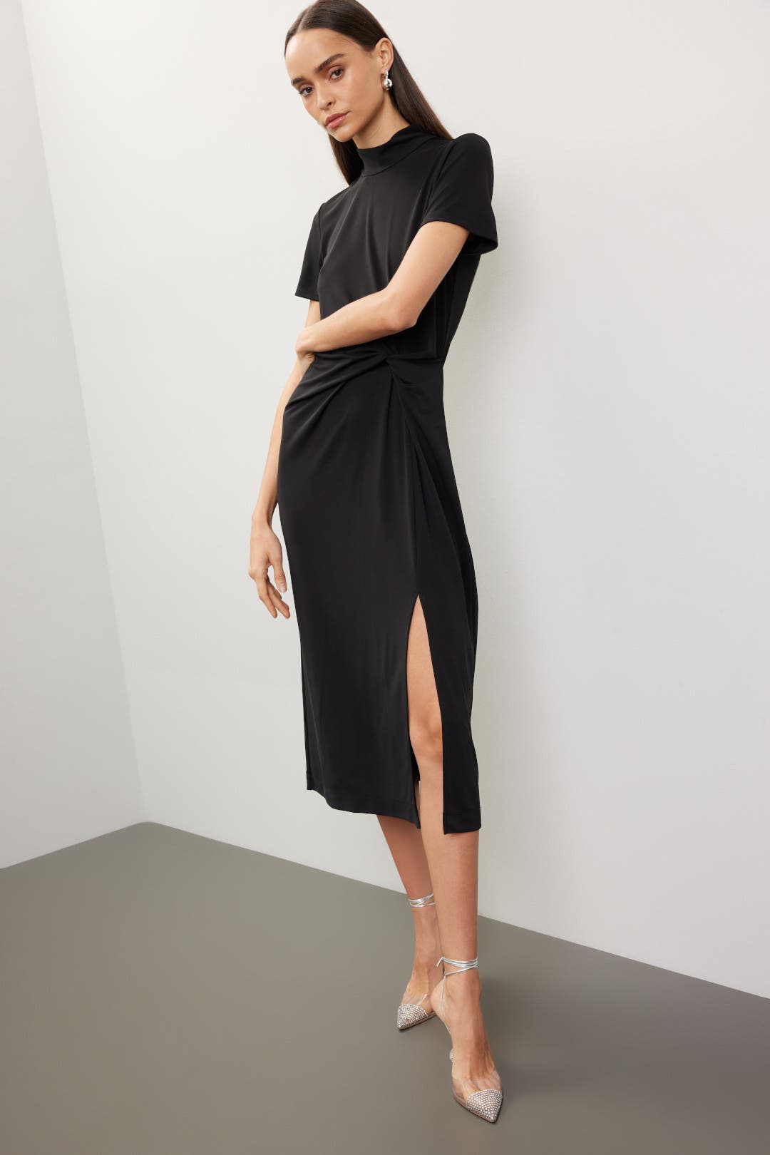 Tanya Taylor Flint Dress Black