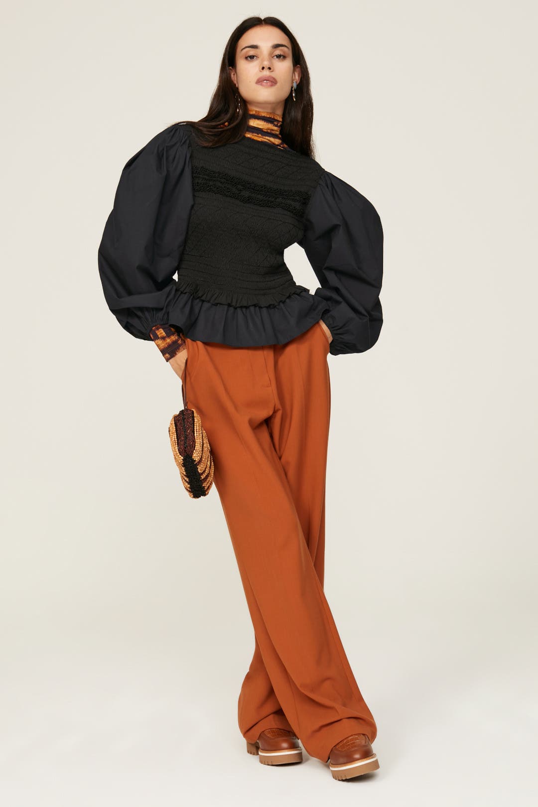 Ulla Johnson Amelia Blouse Black