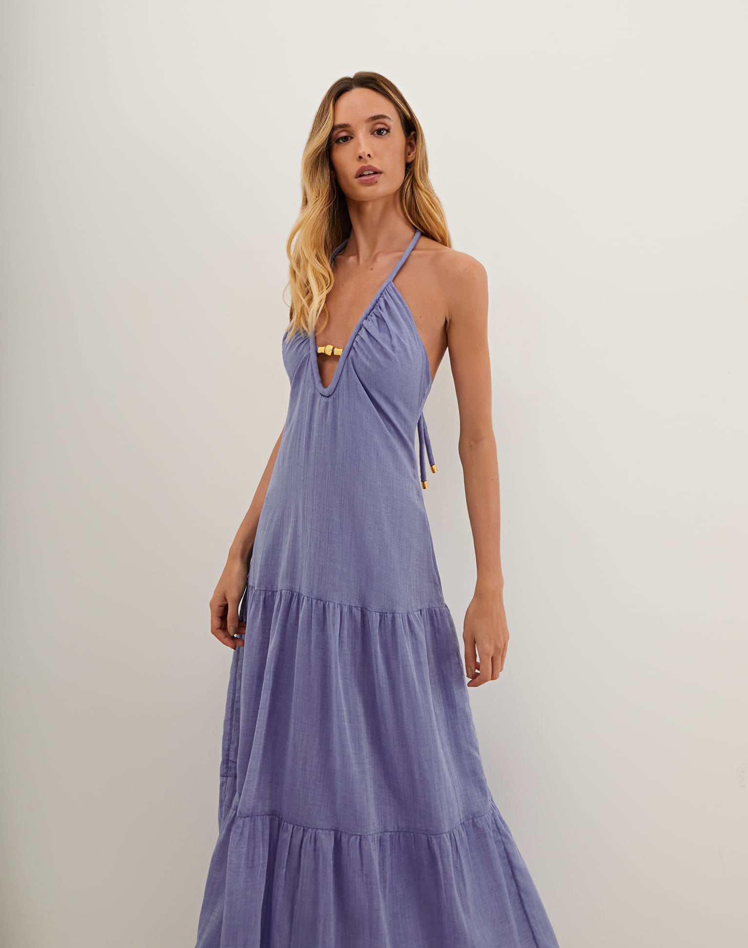 S - Sale Cassia Maxi Dress - Sapphire, Size: