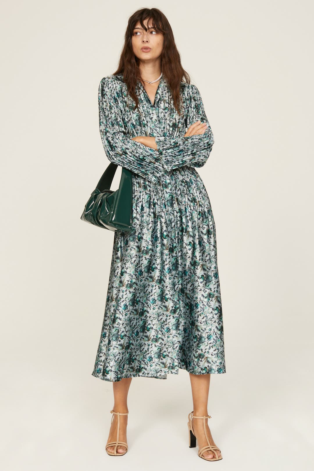 Vince. Berry Blooms Shirt Dress Multicolored-pink-print