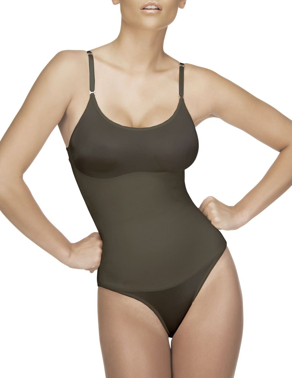 Vedette Lea Bodysuit in Bikini - Black
