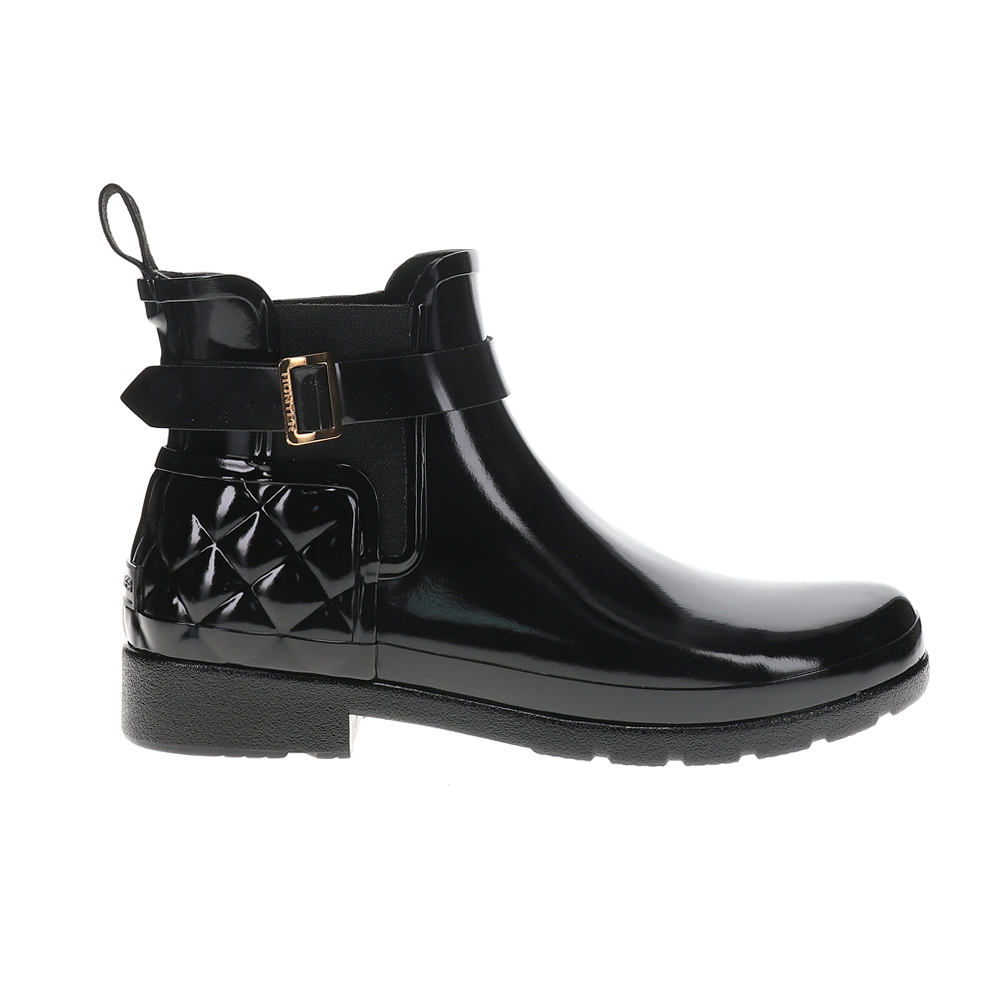Hunter Quilted Gloss Refined Slim Fit Chelsea Boots