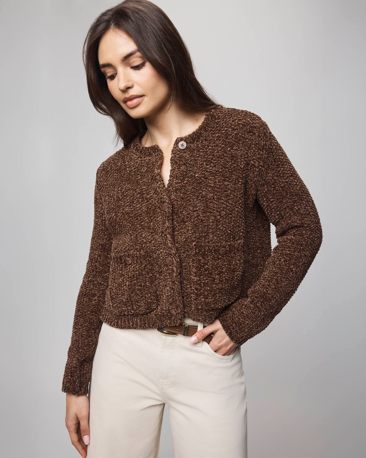 Splendid - Andrea Chenille Crop Cardigan