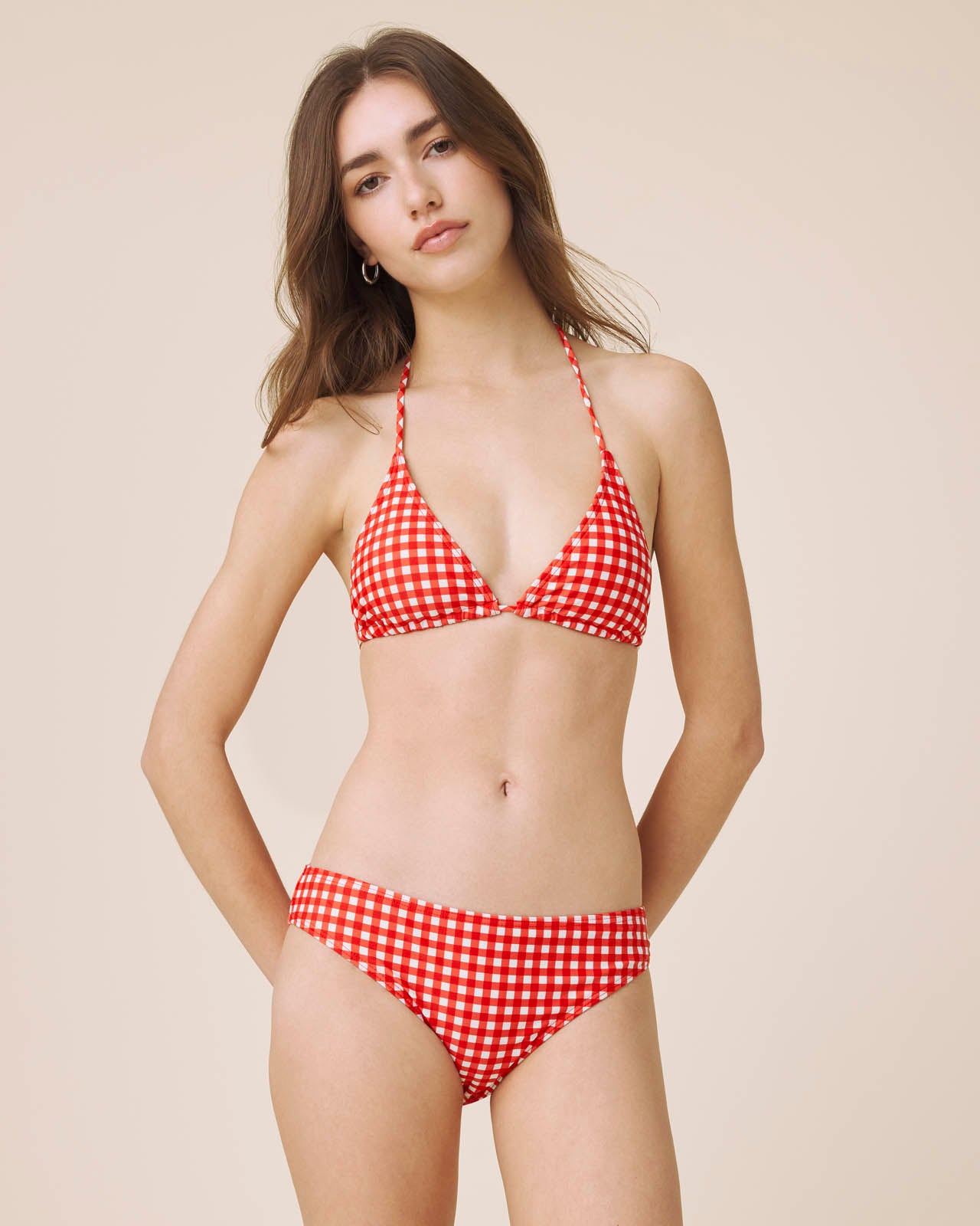 Splendid - Tiana Triangle Bikini Top - FireworkWhite