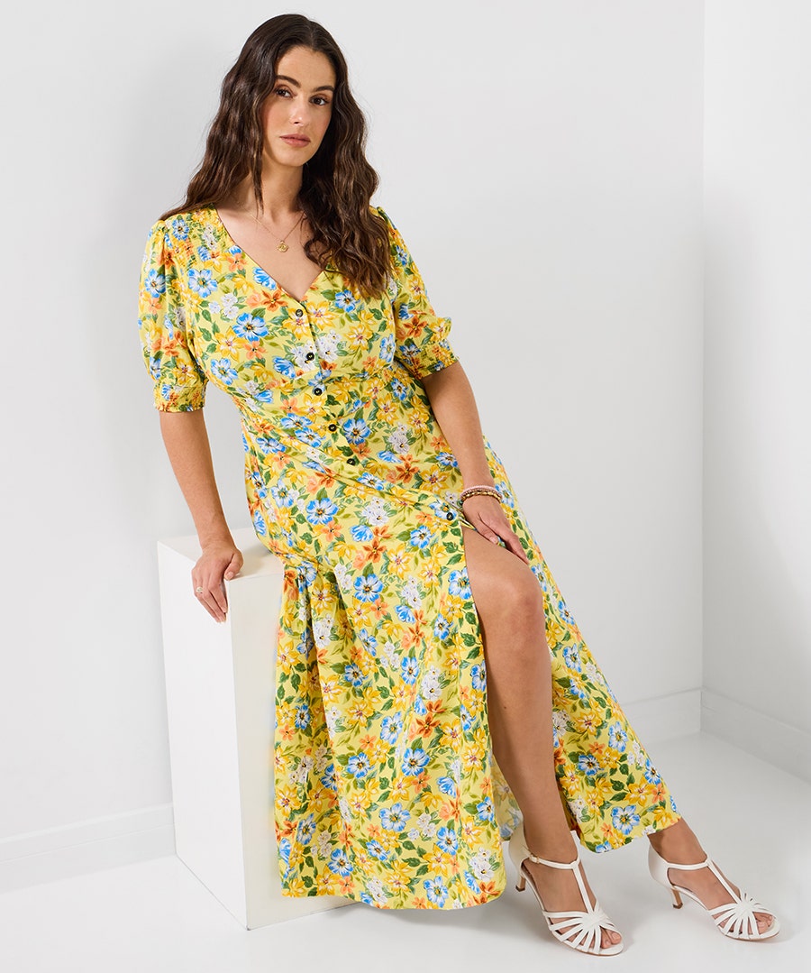 Women's Joy of Summer Dress - Size - Yellow - by Joe Browns