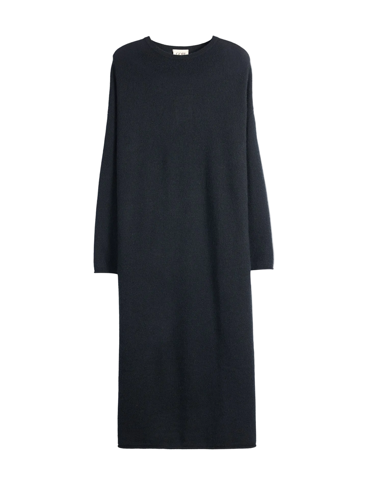 Long Cashmere Sweater Dress - SM Black WK-