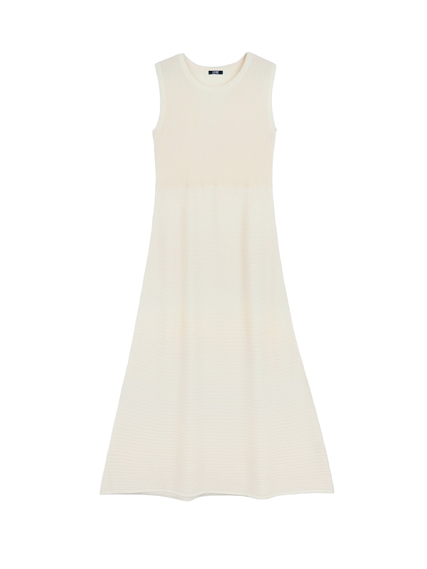 Lightweight Cashmere Silk Dress - S Cream White WK--
