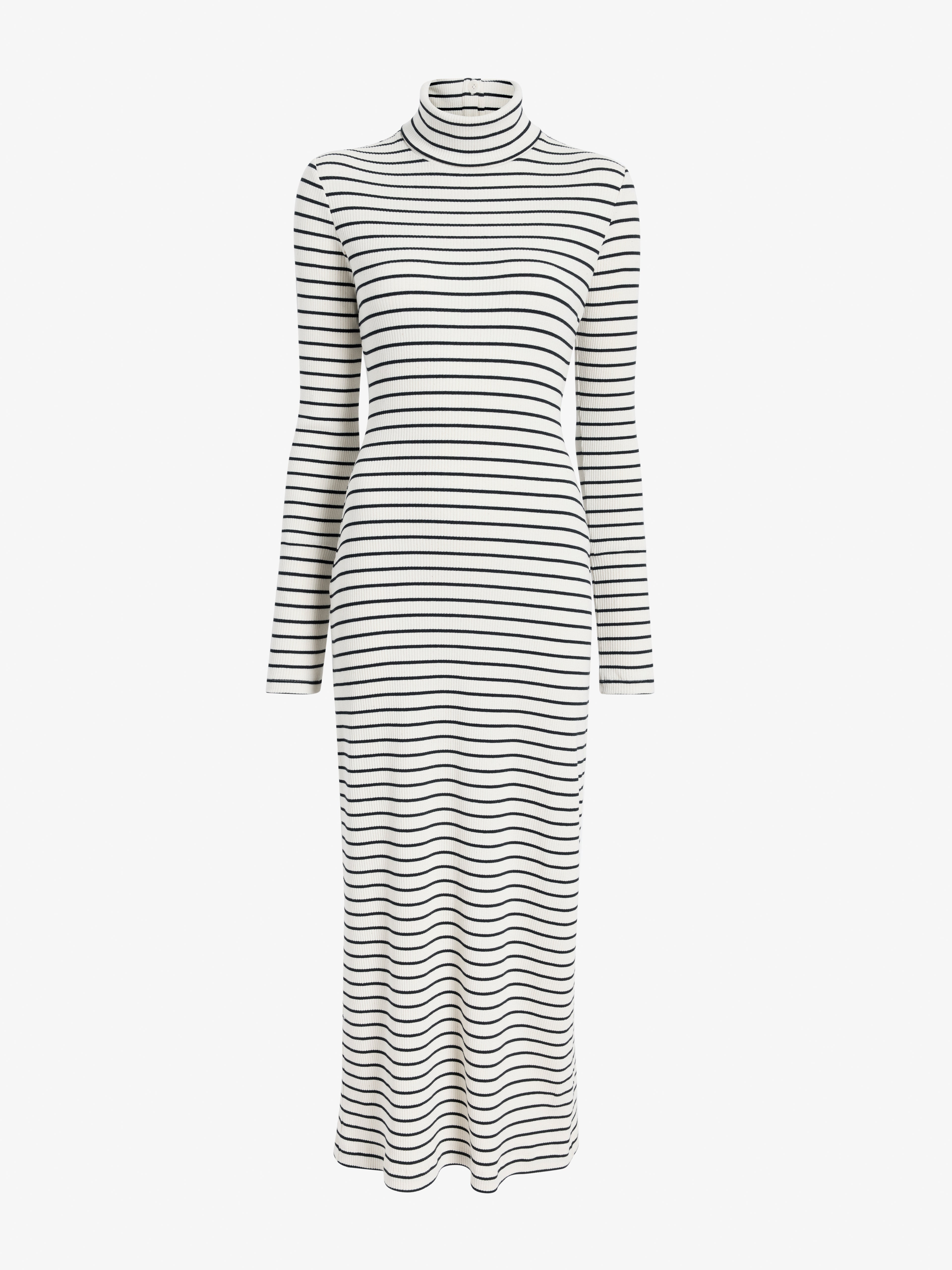 Frances Dress in Stripe Rib