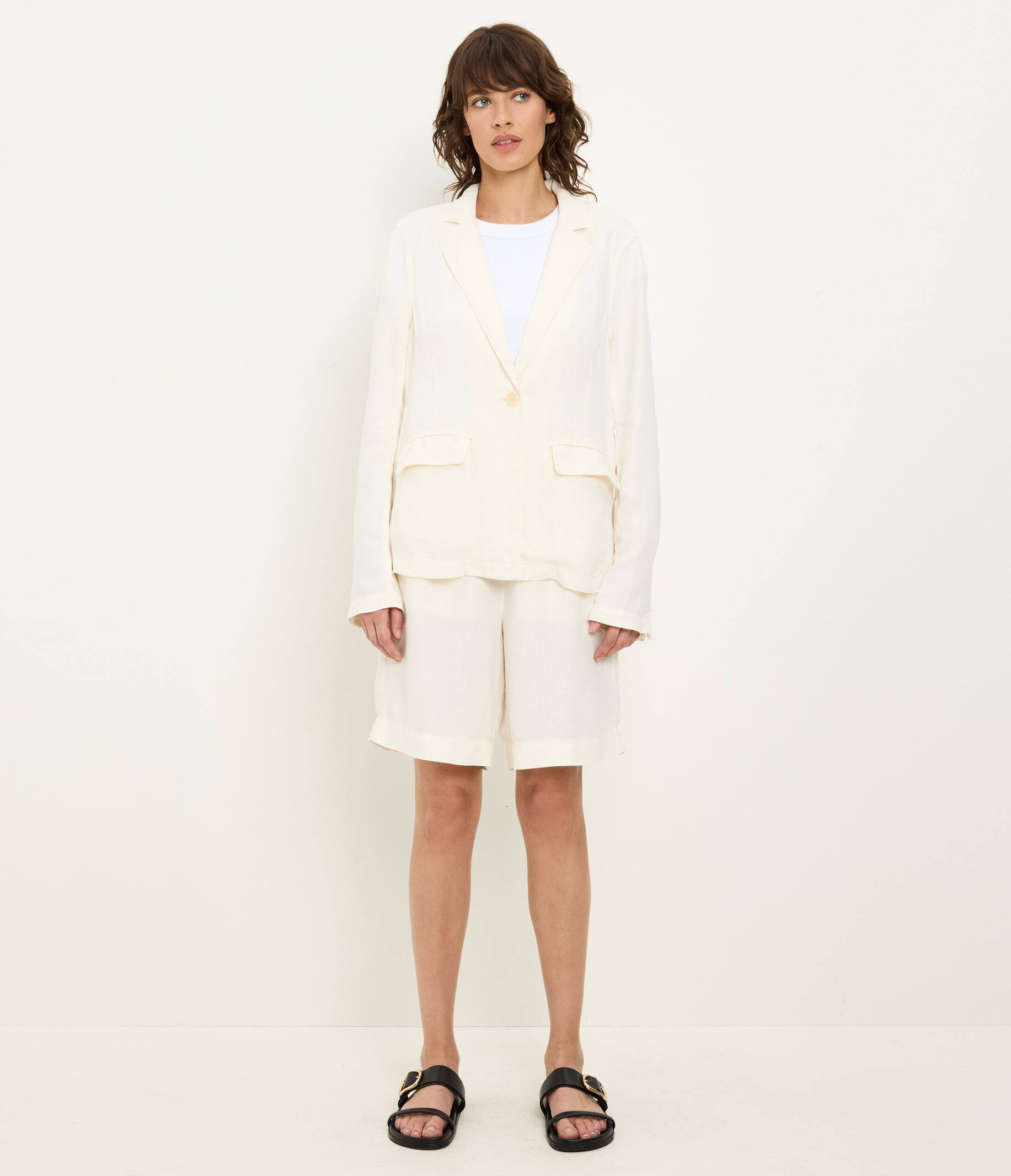 Aubrey Linen Blazer