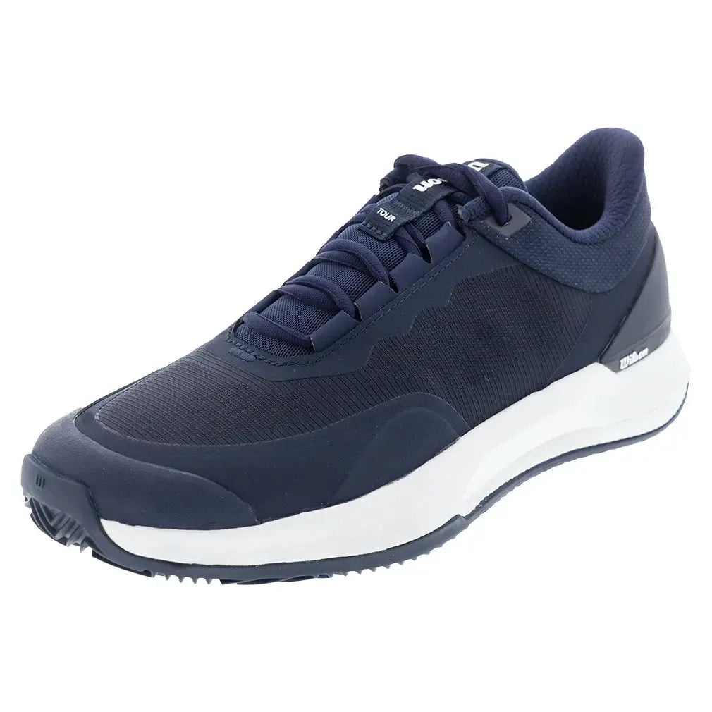 Women's CLAY Court Intrigue Tour Tennis Shoes Navy Blazer and White - Blue