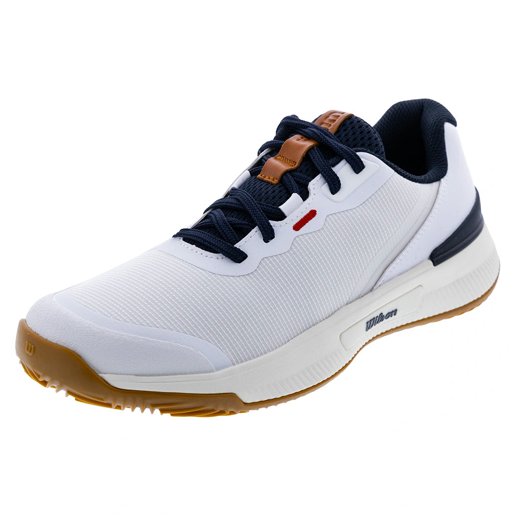 Women's CLAY Court Intrigue Pro Tennis Shoes White and Navy Blazer - WhiteNavy Blazer