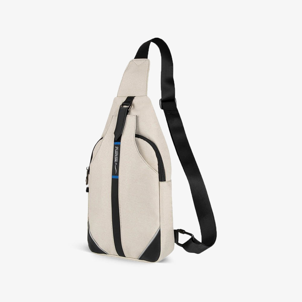 Waterfly Defender Anti-theft Crossbody Bag - L White