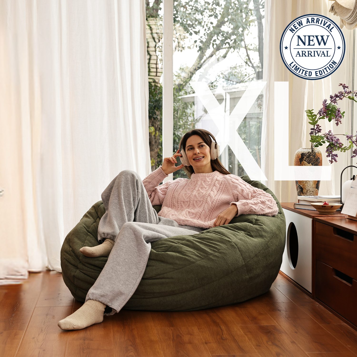 Bean bag sofa - Matcha Green - FT