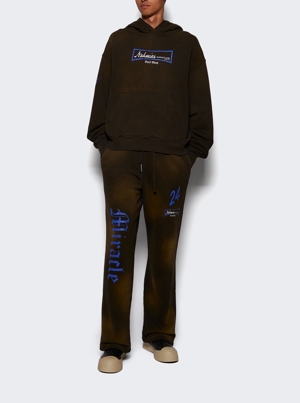 Surf Shop Hoodie Sunfade Brown