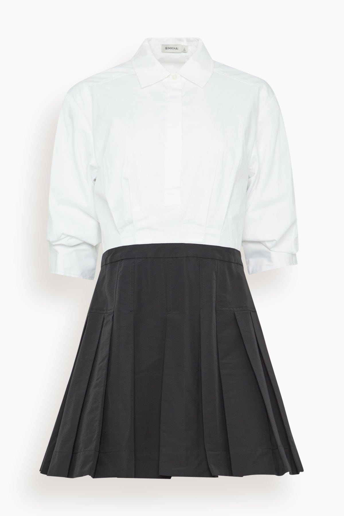 Sinclair Short Sleeve Combo Mini Dress