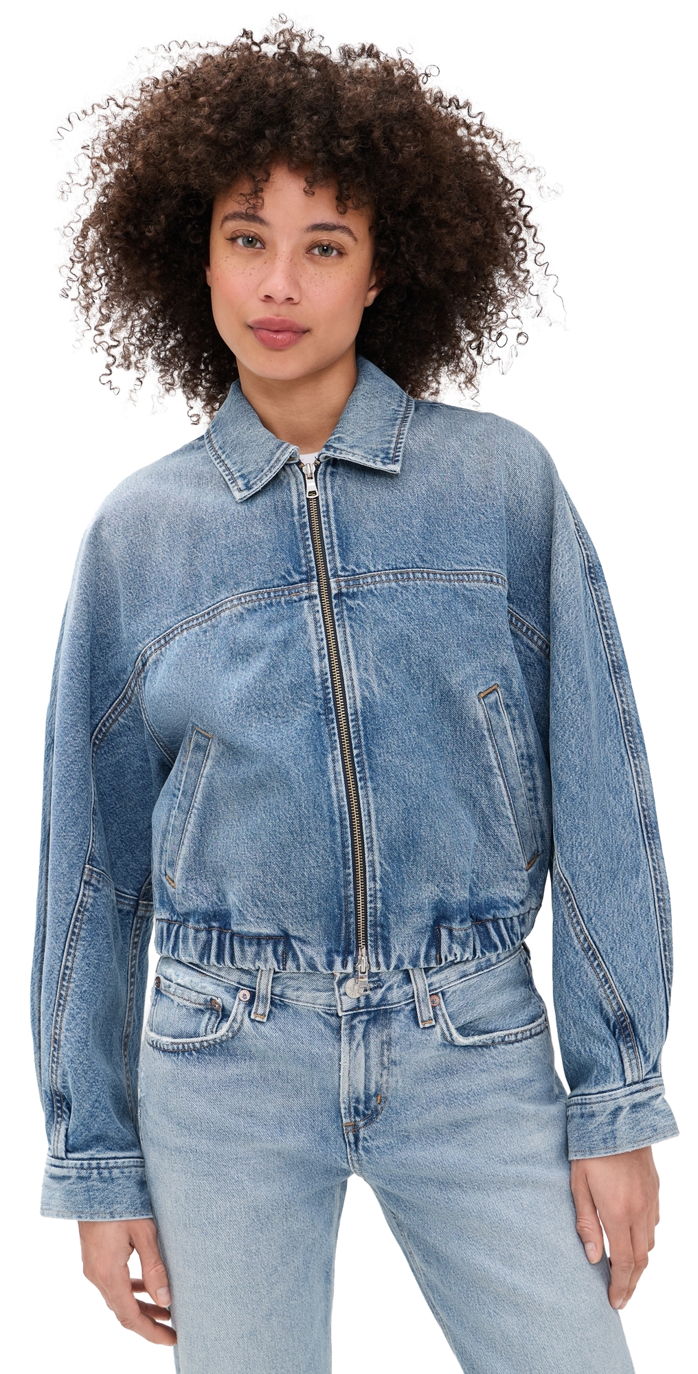 AGOLDE Dixon Cocoon Bomber Jacket Outbreak