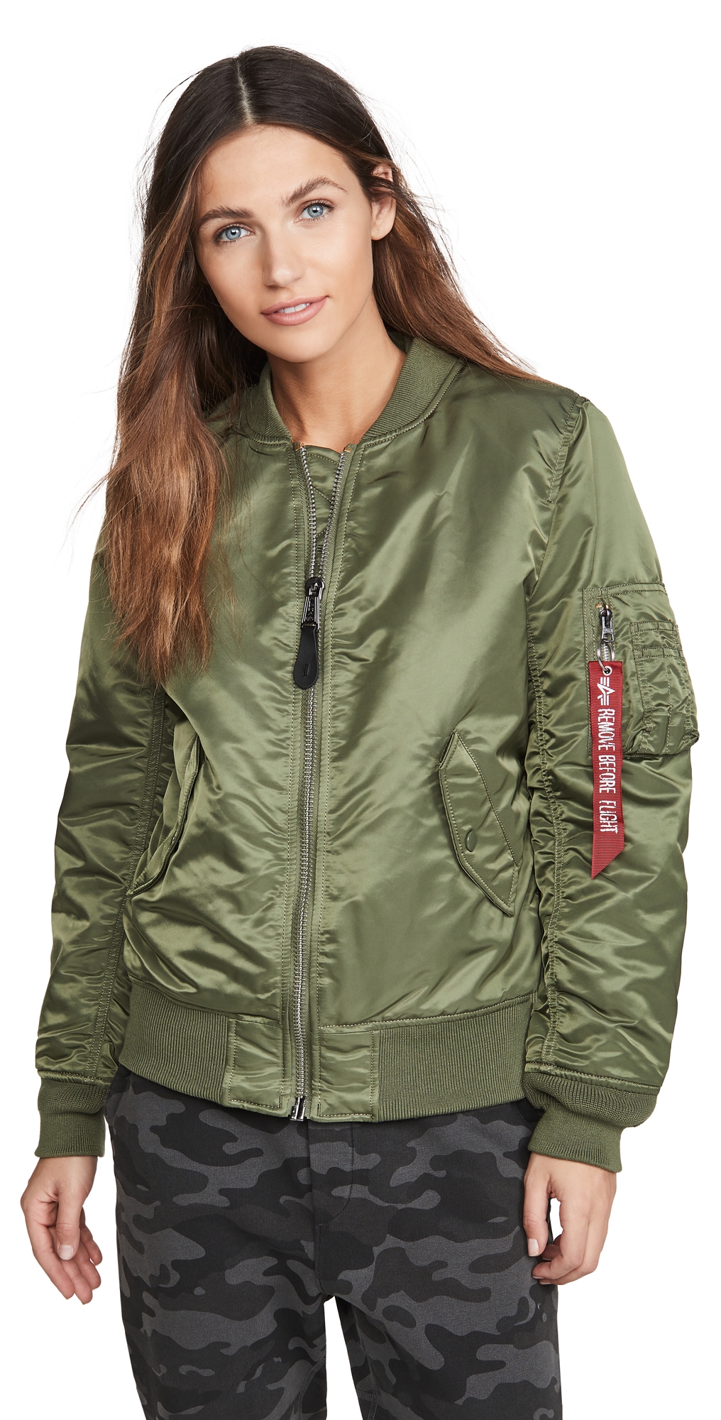 Alpha Industries MA- Reversible Bomber Jacket Sage