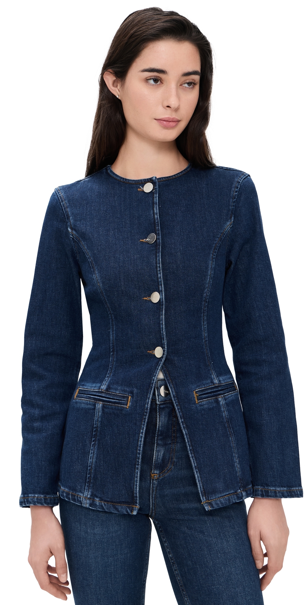 ALIGNE Daphne Denim Blazer Ocean Blue