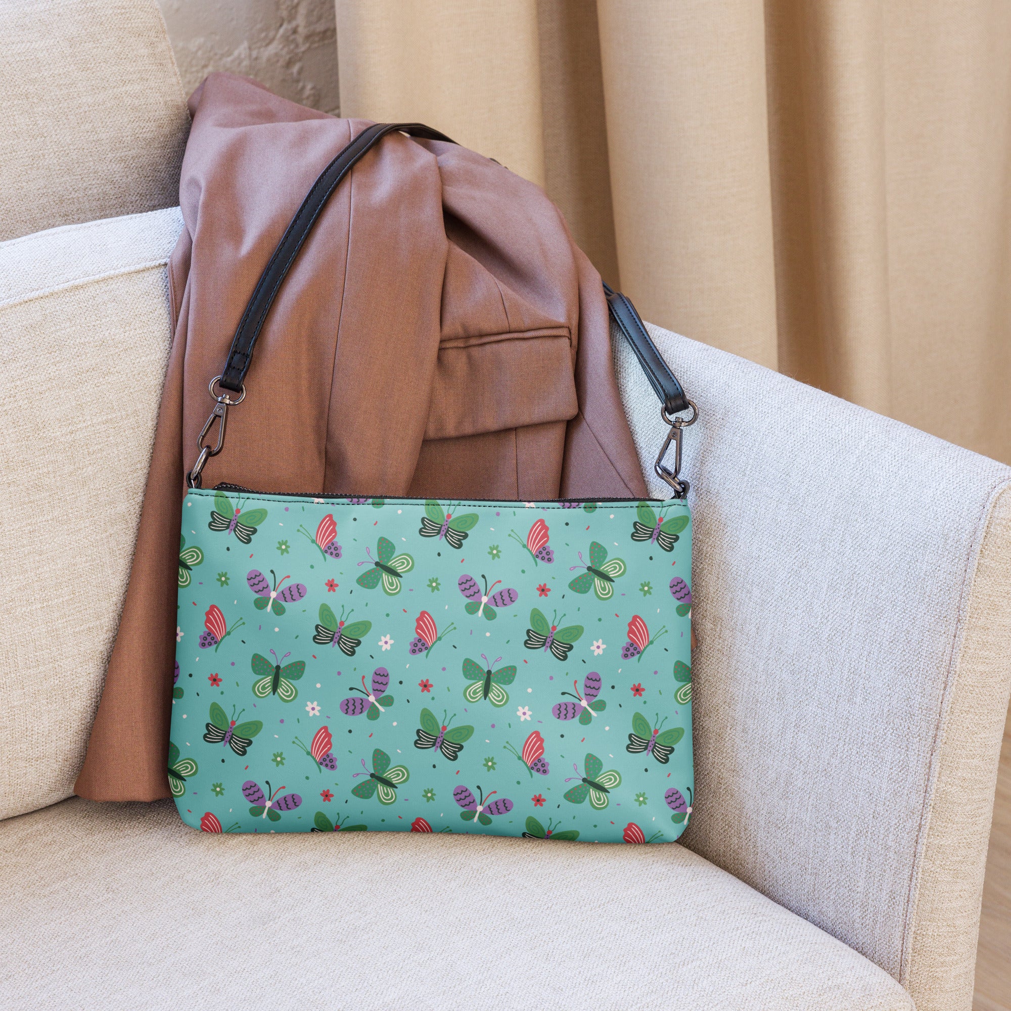 Whimsical Butterfly Crossbody Bag