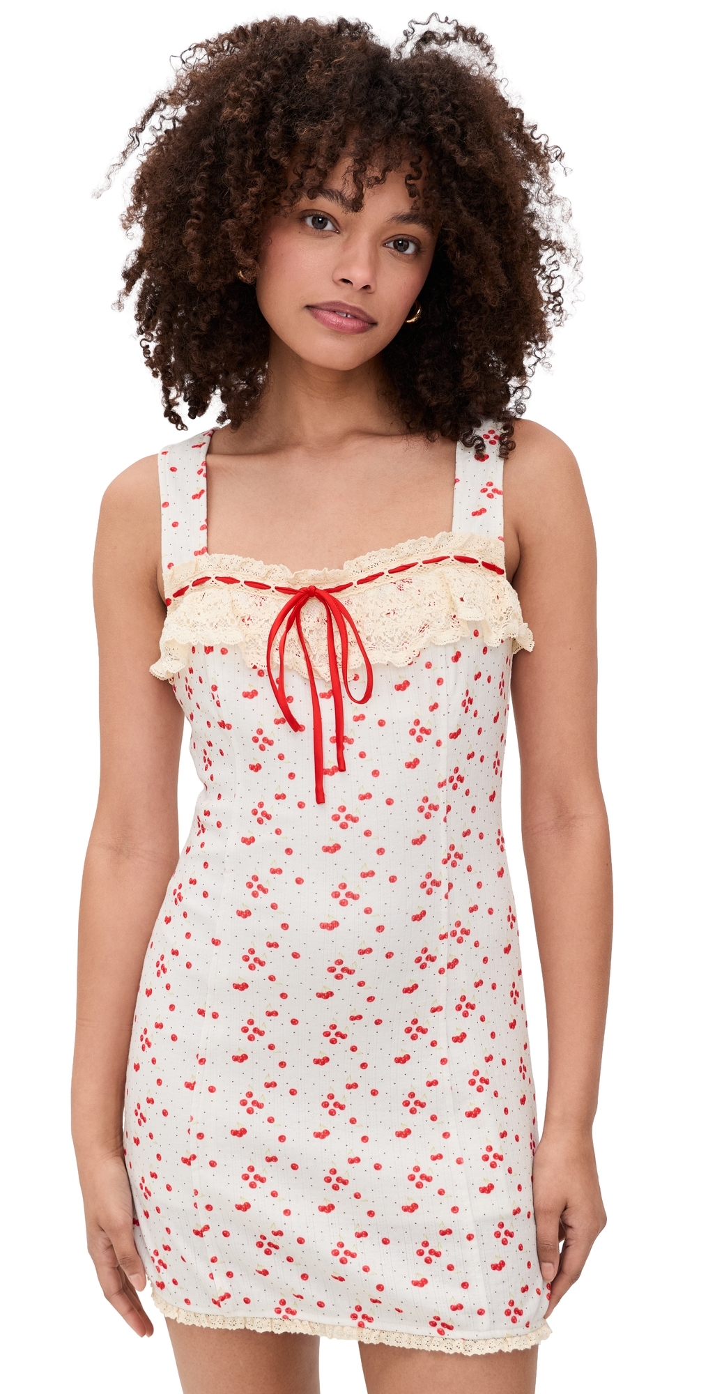 Bailey Rose Floral Mini Dress Cream