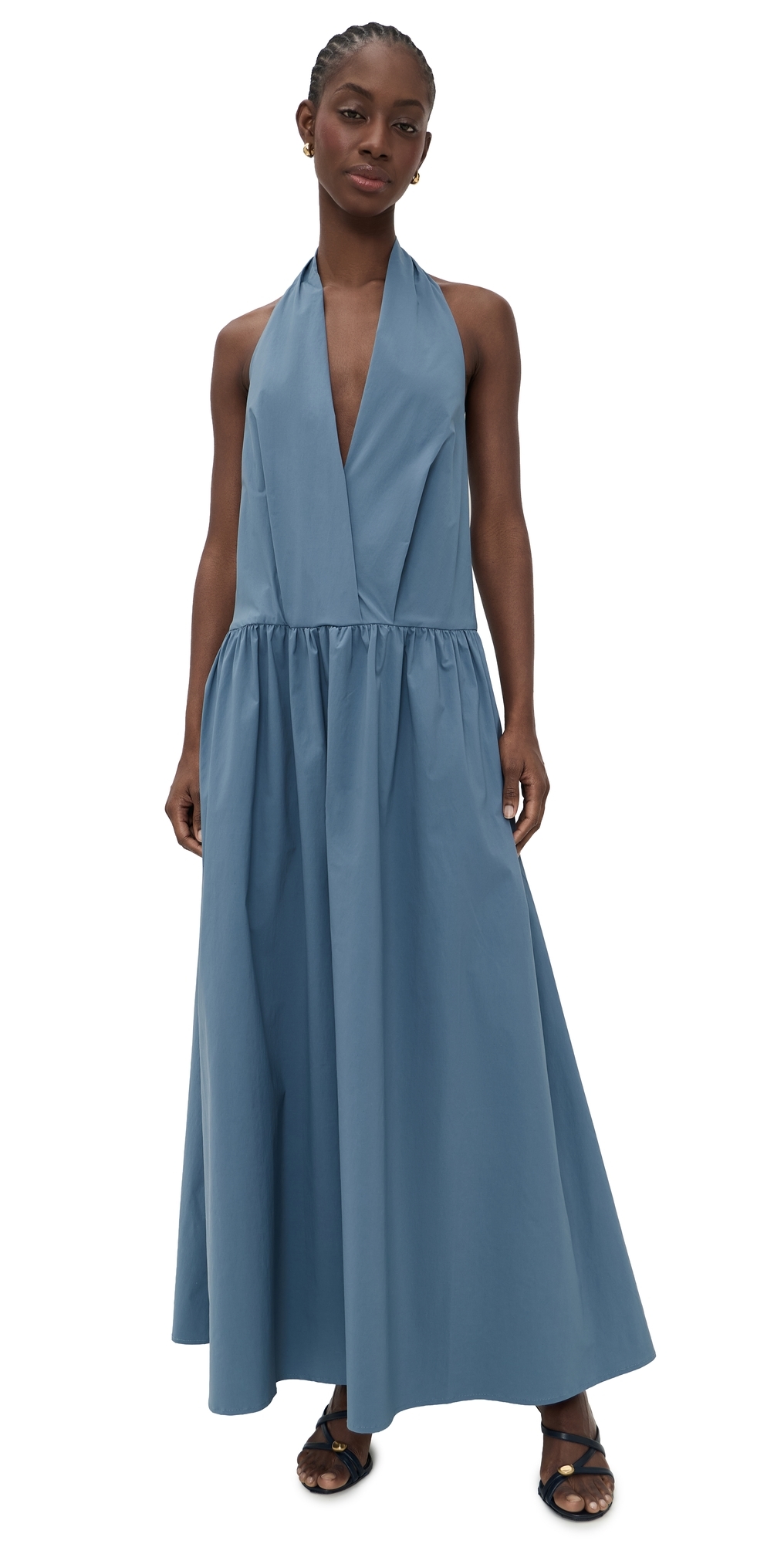 Bec + Bridge Dante Maxi Dress Steel Blue