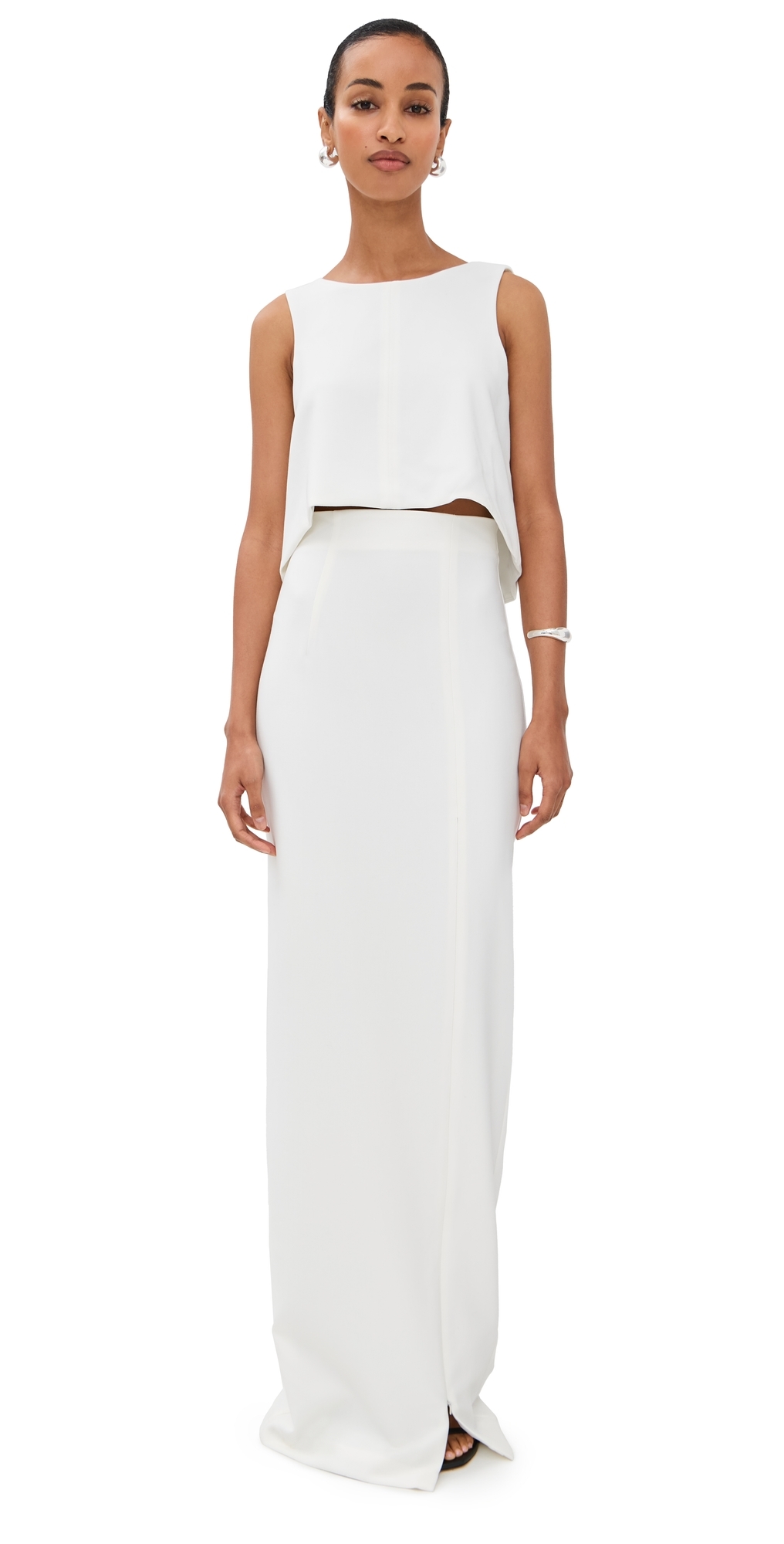 Black Halo Kacie Piece Maxi Dress Porcelain