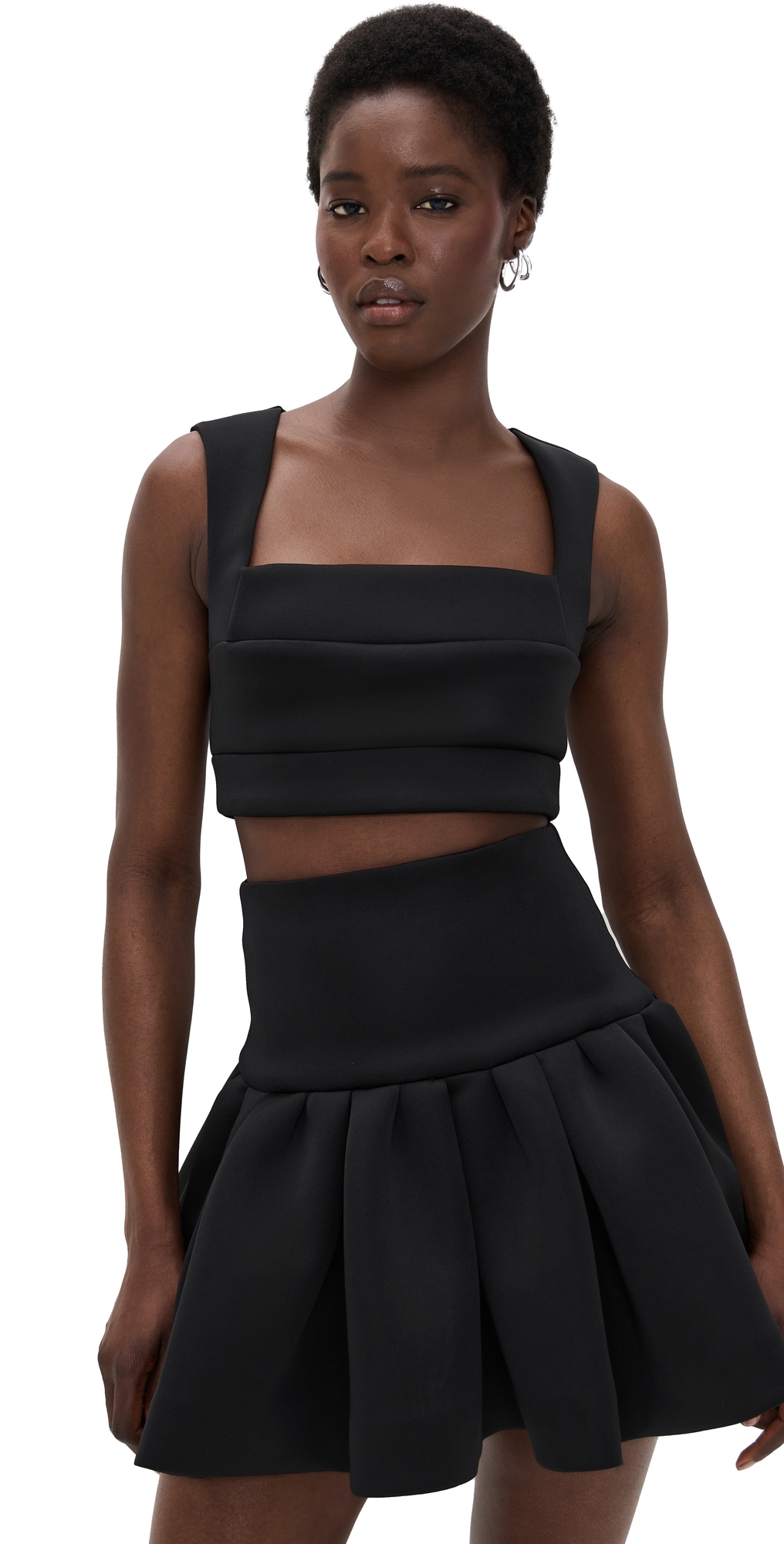 Black Halo Pamina Piece Mini Dress Black